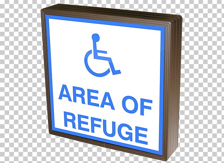 Area Of Refuge Sign Building Safety Emergency PNG, Clipart, Ada Signs, Area, Area Of Refuge, Brand, Building Free PNG Download