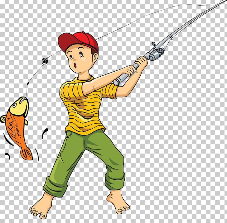 Fishing Rod Cartoon PNG, Clipart, Angling, Animals, Aquarium Fish, Arrest, Baseball Equipment Free PNG Download
