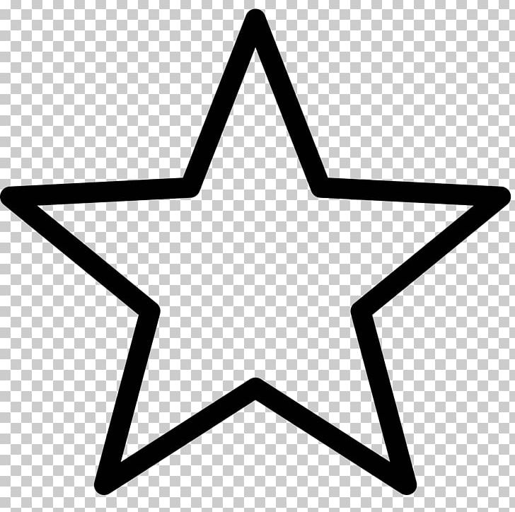 7 point star clipart black