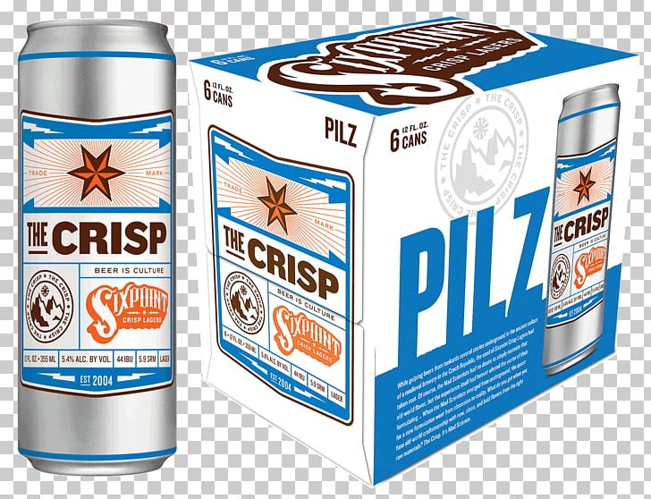 Sixpoint Brewery Beer Pilsner Crisp Ale PNG, Clipart, Ale, Beer, Beer Brewing Grains Malts, Beverage Can, Bottle Free PNG Download