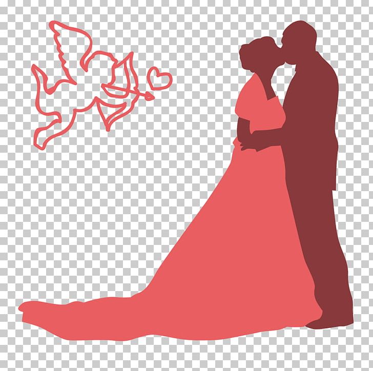 Wedding Silhouette PNG, Clipart, Angel, Bride, Bridegroom, Cartoon Characters, Computer Icons Free PNG Download