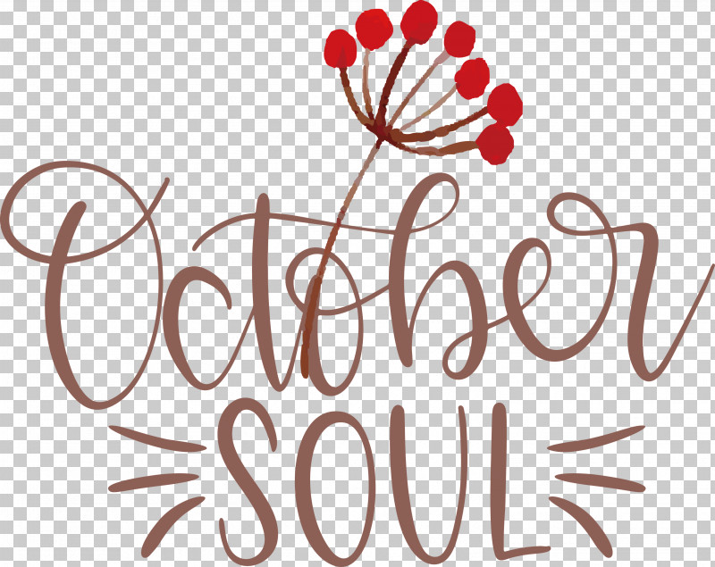 October Soul October PNG, Clipart, Calligraphy, Flower, Geometry, Line, Logo Free PNG Download