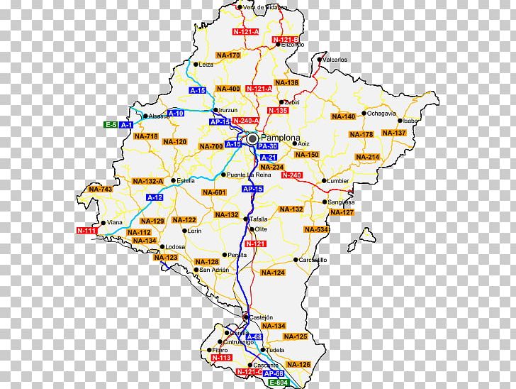 Navarre Road Map Dual Carriageway Enciclopedia Libre Universal En Español PNG, Clipart, Area, Autonomous Communities Of Spain, Cartography, Controlledaccess Highway, Dual Carriageway Free PNG Download