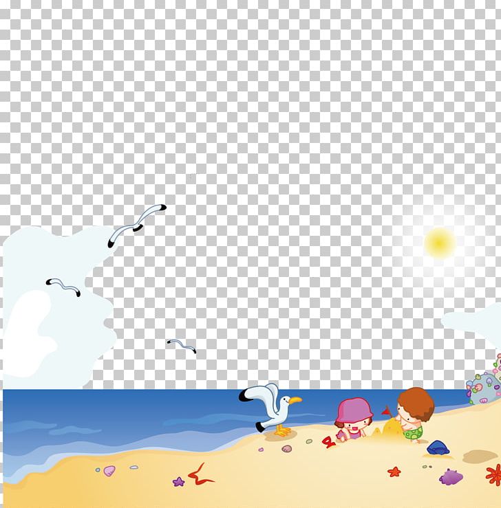 Beach Cartoon Poster Illustration PNG, Clipart, Angle, Area, Beach, Beaches, Beach Party Free PNG Download