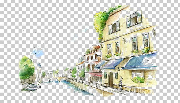 Travel Digital Painting Tourism Illustration PNG, Clipart, Apartment, Book, Building, Buildings, City Free PNG Download