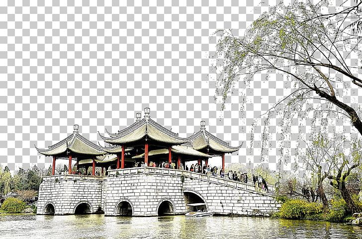 Slender West Lake Chinese Architecture PNG, Clipart, Ancient, Ancient Architecture, Architecture, Building, Historic Site Free PNG Download