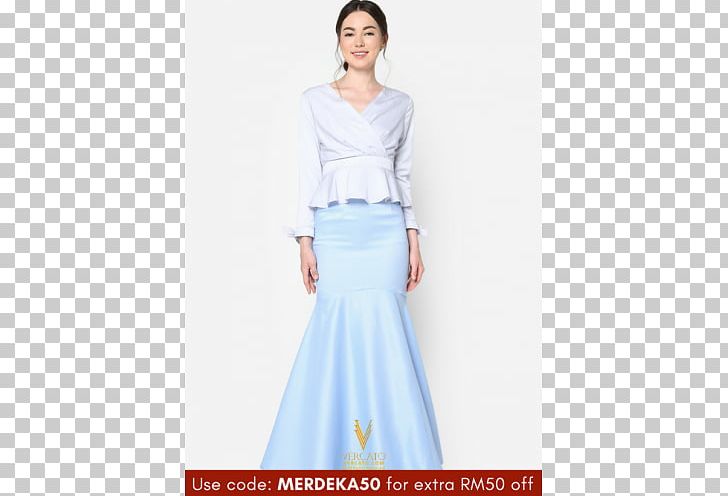 Baju Kurung Dress Kebaya Sleeve Fashion PNG, Clipart, Abdomen, Baju Kurung, Blue, Bridal Party Dress, Bride Free PNG Download