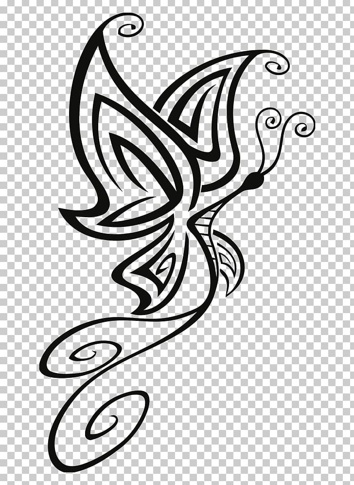 Butterfly Tattoo PNG, Clipart, Art, Artwork, Beak, Black, Black And White Free PNG Download