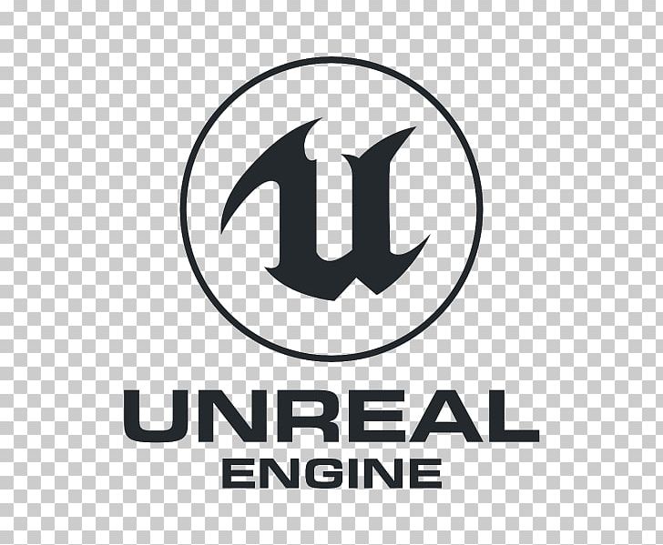 Logo Unreal Engine 4 Epic Games PNG, Clipart, 3d Computer Graphics, Area, Black And White, Brand, Engine Free PNG Download