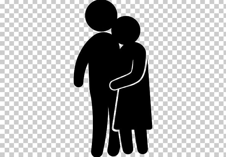 Silhouette Drawing Hug PNG, Clipart, Black And White, Communication, Computer Icons, Drawing, Family Free PNG Download