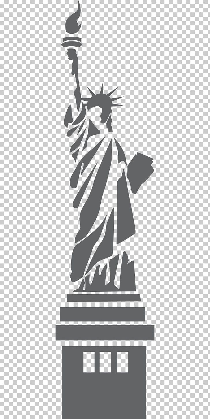 Statue Of Liberty PNG, Clipart, Black And White, Clip Art, Drawing, Landmark, Monochrome Free PNG Download