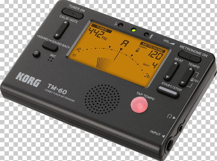 Electronic Tuner Metronome Korg Musical Instruments PNG, Clipart, Chromatic Scale, Double Bass, Electronic Device, Electronics, Electronics Accessory Free PNG Download