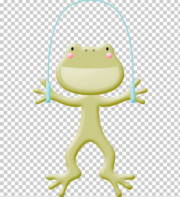 clipart frog rope skipping