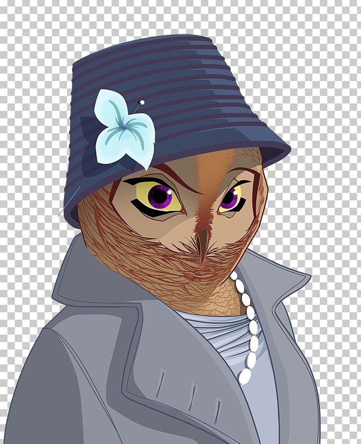 Owl Illustration Mammal Cartoon Hat PNG, Clipart,  Free PNG Download