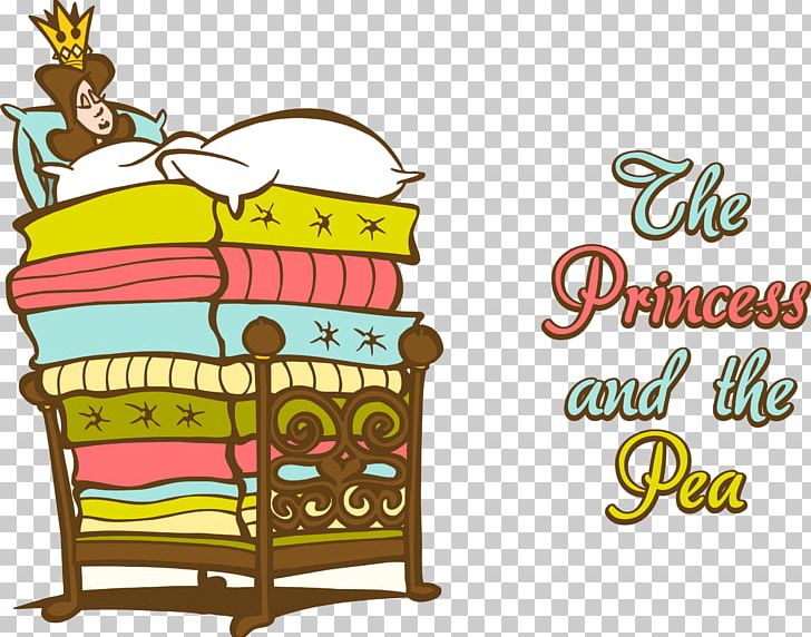The Princess And The Pea T-shirt Cartoon PNG, Clipart, Area, Bedding, Beds,  Bed Sheet, Bed