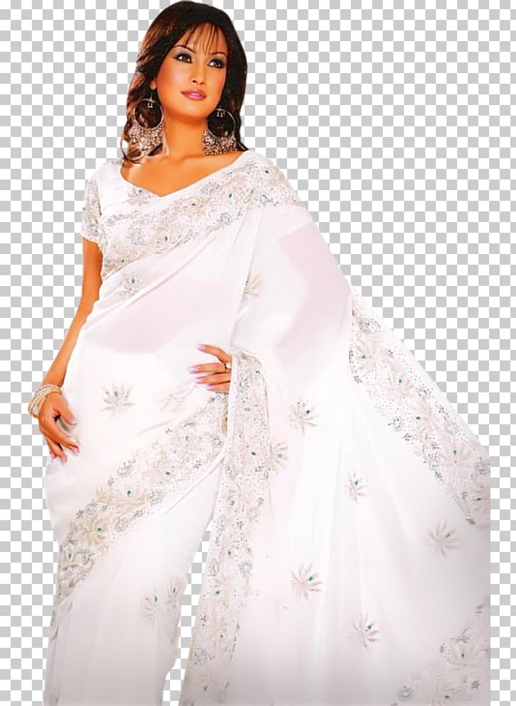 Wedding Dress Sari White Gown Photo Shoot PNG, Clipart, Bayan, Bayan Resimleri, Blouse, Bridal Accessory, Bridal Clothing Free PNG Download