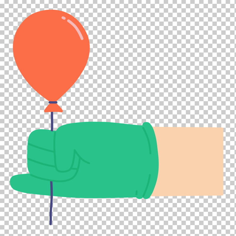 Hand Holding Balloon Hand Balloon PNG, Clipart, Balloon, Geometry, Green, Hand, Hm Free PNG Download