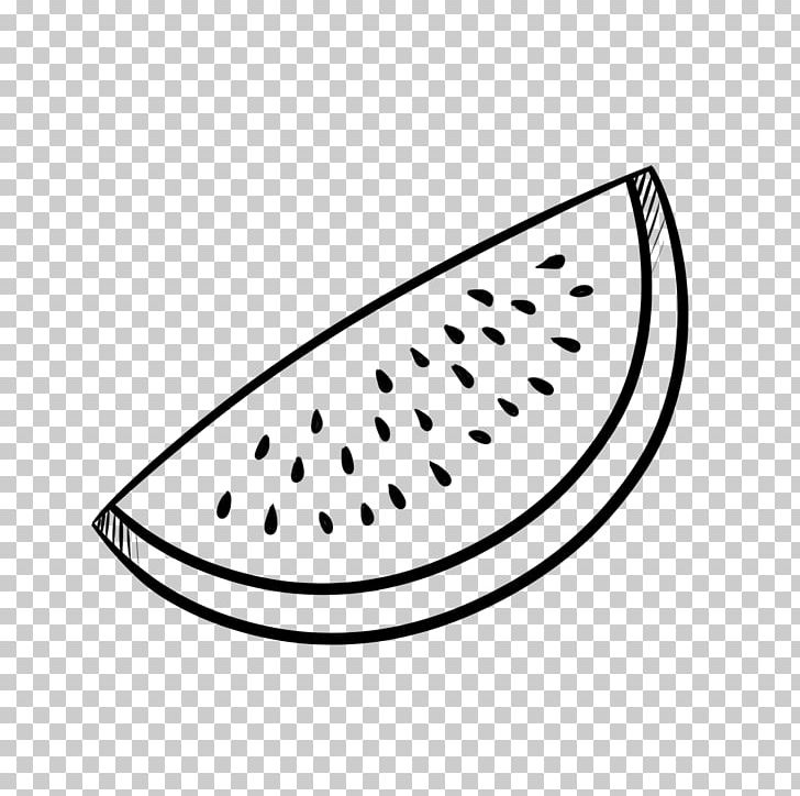 watermelon cartoon black and white