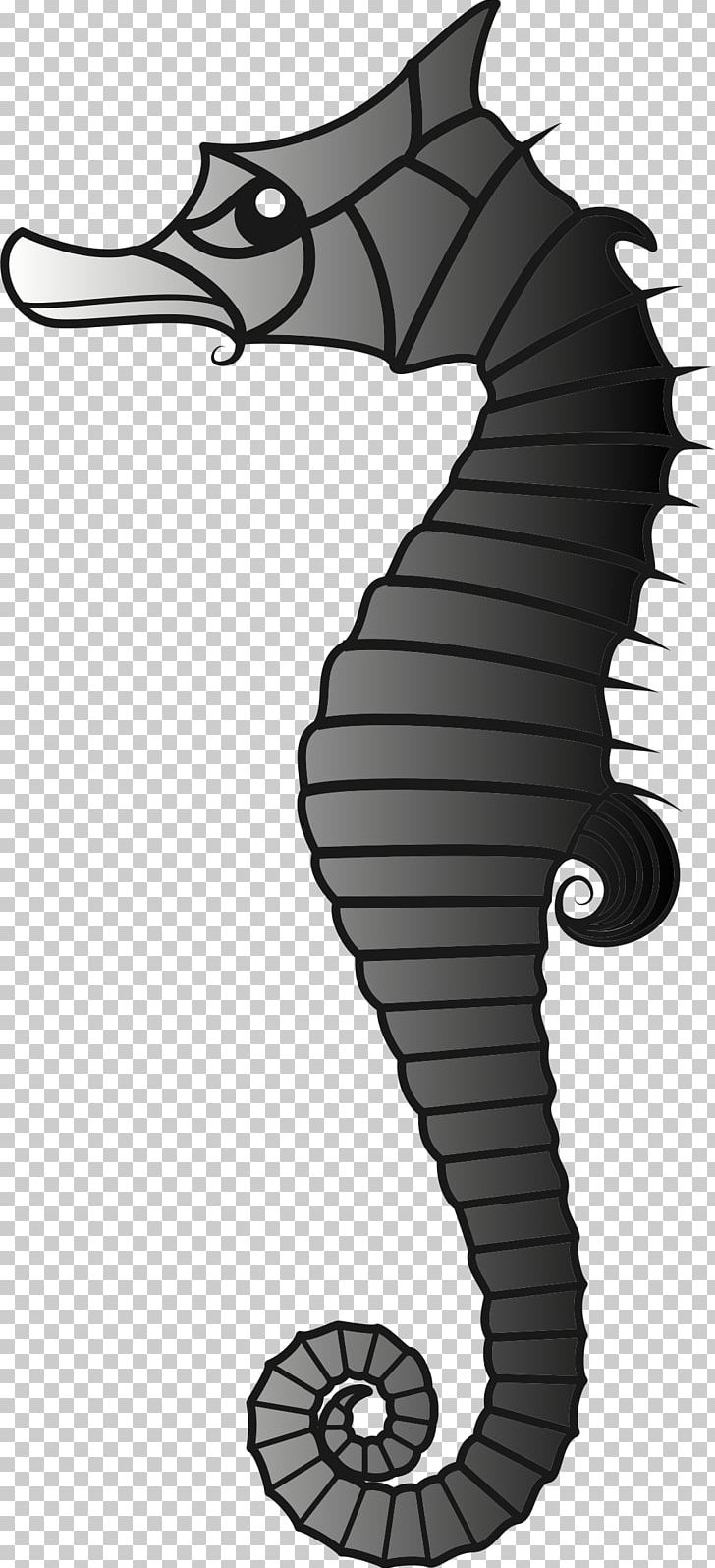 Seahorse Character PNG, Clipart, Animals, Black And White, Character, Fictional Character, Fish Free PNG Download