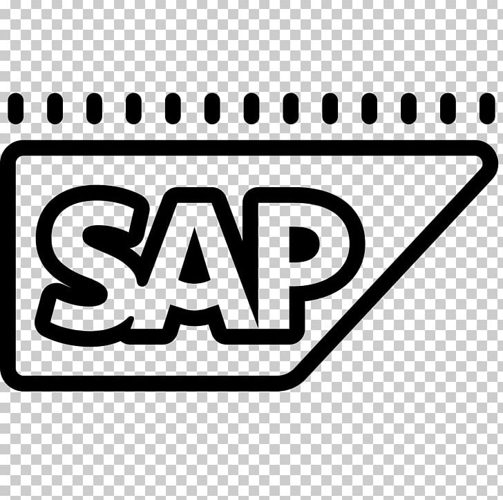 Logo Computer Icons SAP SE SAP ERP PNG, Clipart, Angle, Area, Black, Black And White, Brand Free PNG Download