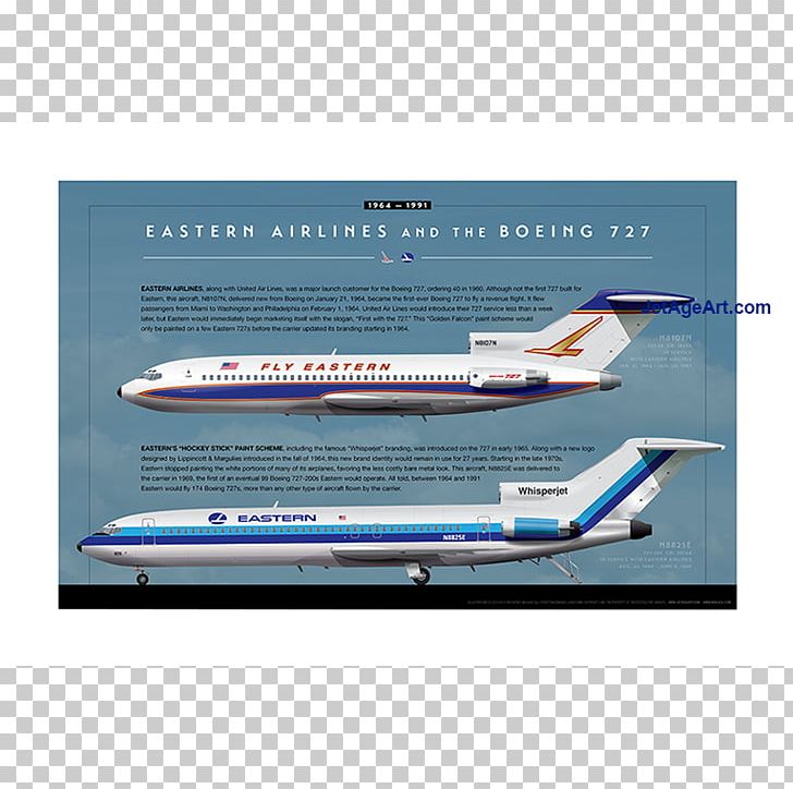 Narrow-body Aircraft Eastern Air Lines Airline Air Travel Boeing 727 PNG, Clipart, Aerospace Engineering, Airplane, Flap, Freight Transport, Jet Age Free PNG Download