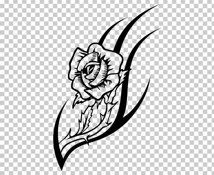 Rose Tattoo Drawing PNG, Clipart, Art, Artwork, Black And White, Clip Art, Drawing Free PNG Download