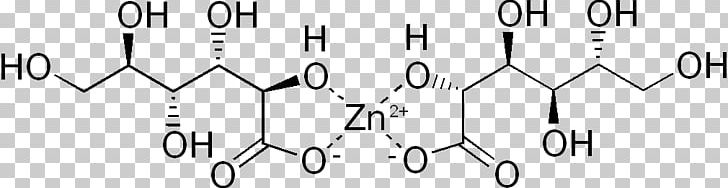 Dietary Supplement Zinc Gluconate Gluconic Acid Iron(II) Gluconate Copper Gluconate PNG, Clipart, Angle, Area, Black, Black And White, Calcium Gluconate Free PNG Download