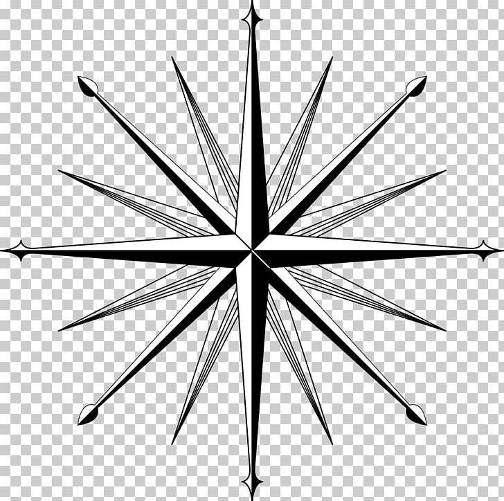 North Compass Rose Points Of The Compass PNG, Clipart, Angle, Black And White, Cardinal Direction, Circle, Compass Free PNG Download