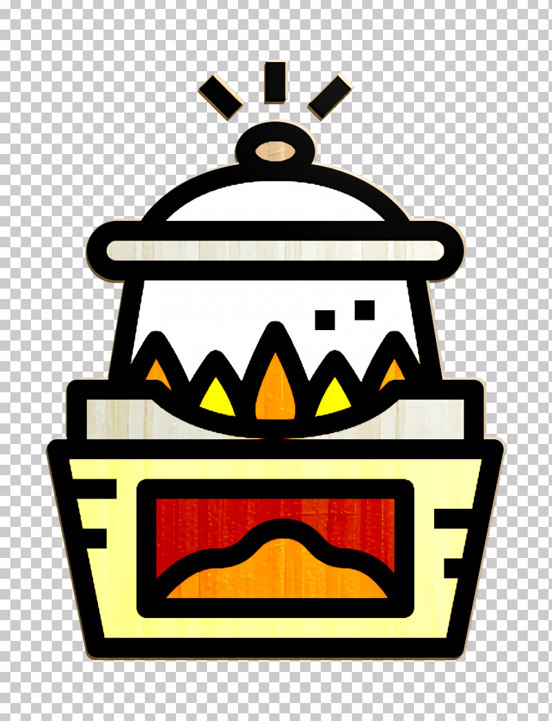 Thai Food Icon Brazier Icon Cooker Icon PNG, Clipart, Brazier Icon, Cooker Icon, Line, Thai Food Icon, Yellow Free PNG Download