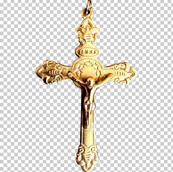 Crucifix Cross Charms & Pendants Gold Jewellery PNG, Clipart, Amp, Artifact, Brass, Carat, Charm Bracelet Free PNG Download