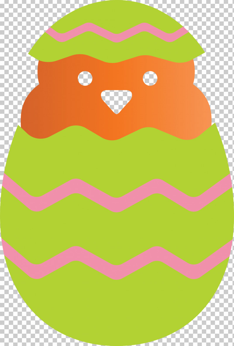 Chick In Egg Happy Easter Day PNG, Clipart, Cartoon, Chick In Egg, Food, Fruit, Green Free PNG Download