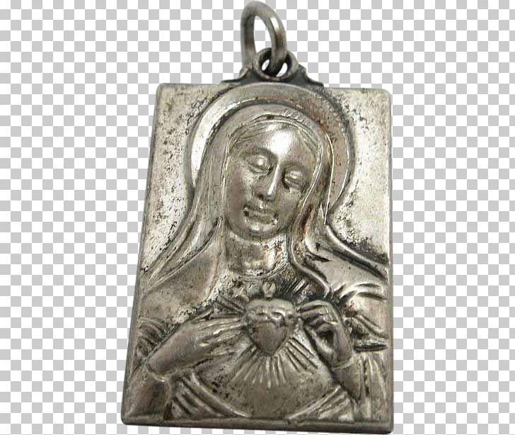 Locket Medal Stone Carving Bronze Silver PNG, Clipart, Bronze, Carving, Immaculate Heart Of Mary, Locket, Medal Free PNG Download