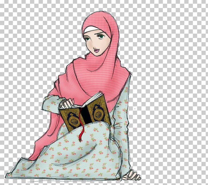 Quran Hijab Islam Muslim Drawing PNG, Clipart, Art, Cartoon, Clothing, Deviantart, Drawing Free PNG Download