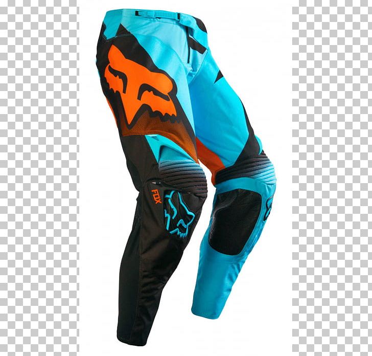 Fox Racing Motocross Pants Clothing Dirt Bike PNG, Clipart, Aqua, Blue, Clothing, Clothing Accessories, Dirt Bike Free PNG Download