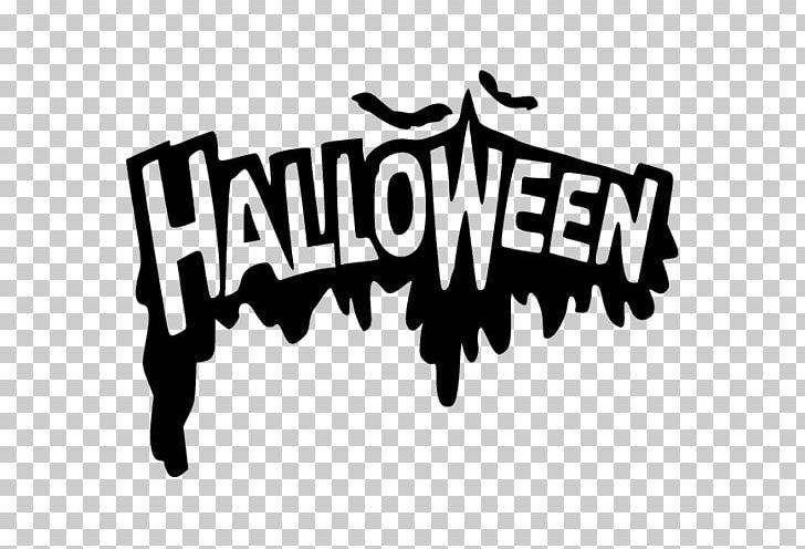 Halloween Logo PNG, Clipart, Black, Black And White, Brand, Clip Art, Graphic Design Free PNG Download