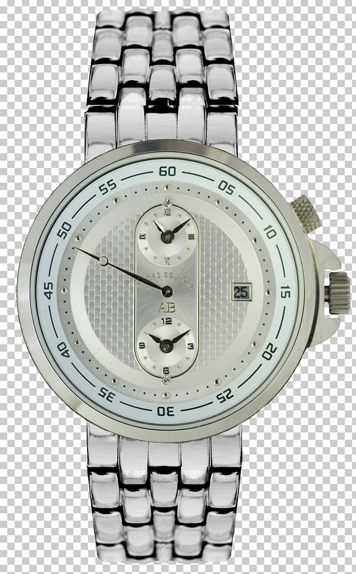 Watch Stainless Steel Clock Silver PNG, Clipart, Accessories, Bracelet, Brand, Clock, Clock Face Free PNG Download