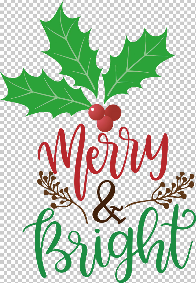 Merry And Bright PNG, Clipart, Branching, Flora, Flower, Fruit, Leaf Free PNG Download