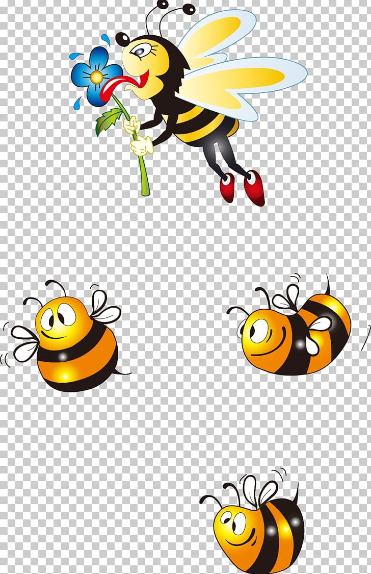 Bumblebee Honey Bee PNG, Clipart, Beehive, Bee Vector, Cartoon, Cartoon Character, Cartoon Cloud Free PNG Download
