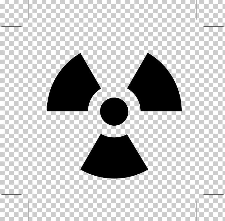 Hazard Symbol Radioactive Decay Radiation Nuclear Power Warning Sign PNG, Clipart, Angle, Biological Hazard, Black, Black And White, Brand Free PNG Download