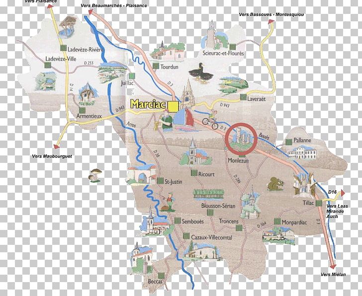 Marciac Tillac Tarbes Map La Maison Aux Volets Bleus PNG, Clipart, Arah, Area, Arrow, Bed And Breakfast, Canton Of Tarbes3 Free PNG Download