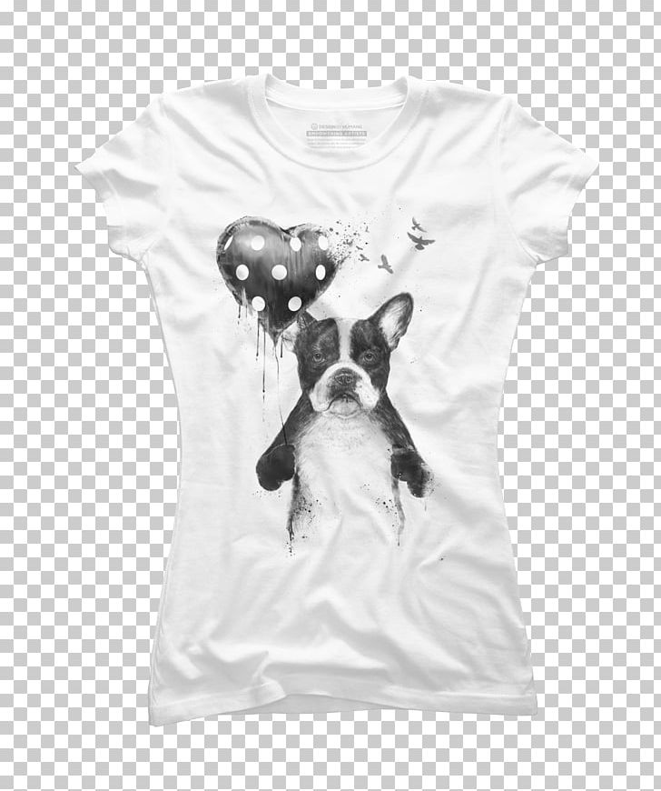 T-shirt Sleeve Design By Humans Designer PNG, Clipart, Black, Boom, Boston Terrier, Carnivoran, Casual Free PNG Download
