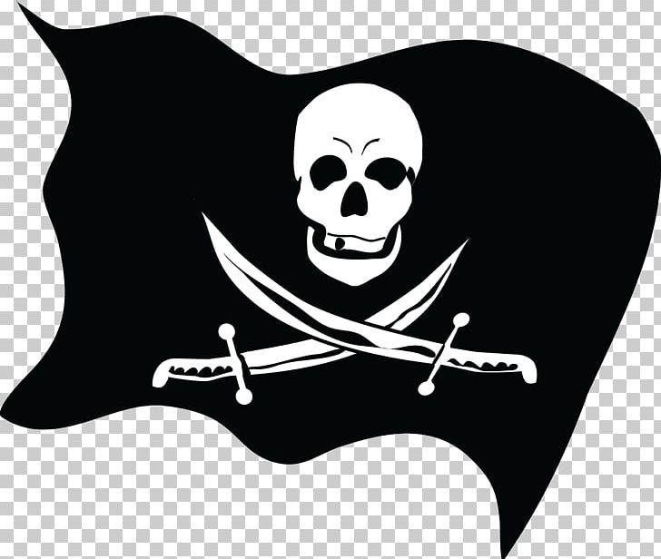 Jolly Roger Piracy Flag PNG, Clipart, Black And White, Bone, Download, Encapsulated Postscript, Fictional Character Free PNG Download