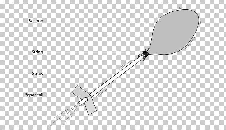 Balloon Rocket Spacecraft Project PNG, Clipart, Angle, Balloon, Balloon Rocket, Black And White, Cardboard Free PNG Download