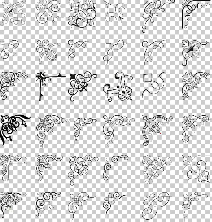 Vintage Clothing Frame Decorative Arts PNG, Clipart, Angle, Area, Art Deco, Black And White, Body Jewelry Free PNG Download