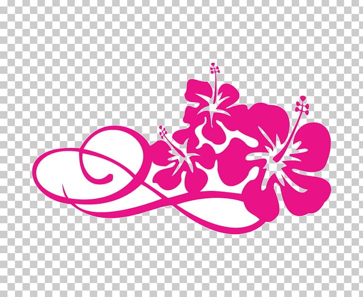 Car Sticker Hawaii Wall Decal Flower PNG, Clipart, Blume, Campervans, Car, Common Hibiscus, Decoratie Free PNG Download