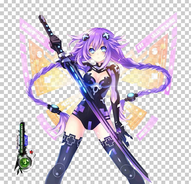 Hyperdimension Neptunia U: Action Unleashed Hyperdimension Neptunia Mk2 Hyperdevotion Noire: Goddess Black Heart Video Game PNG, Clipart, Action Figure, Anime, Art, Artwork, Compile Heart Free PNG Download