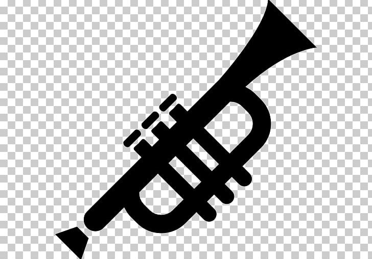 Trumpet Silhouette Mellophone PNG, Clipart, Angle, Black And White, Brand, Brass Instrument, Computer Icons Free PNG Download