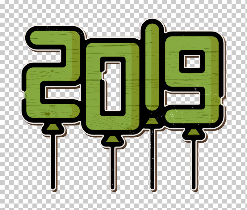 2019 Icon New Year Icon PNG, Clipart, Geometry, Green, Line, Logo, M Free PNG Download
