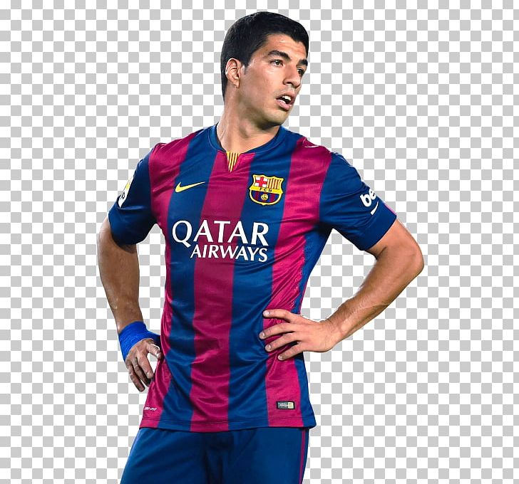 Luis Suárez Jersey FC Barcelona Football Player PNG, Clipart, Andres Iniesta, Blue, Clothing, Cristiano Ronaldo, Electric Blue Free PNG Download