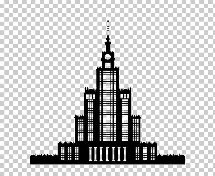 Palace Of Culture And Science Computer Icons Wikipedia PNG, Clipart, Black And White, Building, City, Culture, Facade Free PNG Download